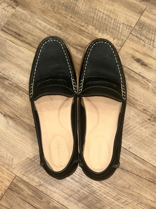 Sperry Shoes - Sperry Black Leather Women's Penny Loafers